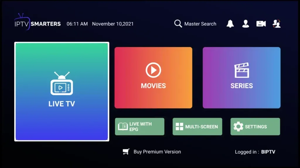Guide d'installation pour LG TV IPTV Smarters