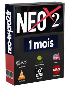 NEOX2 iptv Abonnement 1 mois 