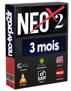 NEOX2 iptv Abonnement 3 mois 