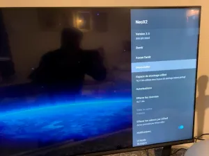 Message de confirmation pour désinstaller l’application NEOX2