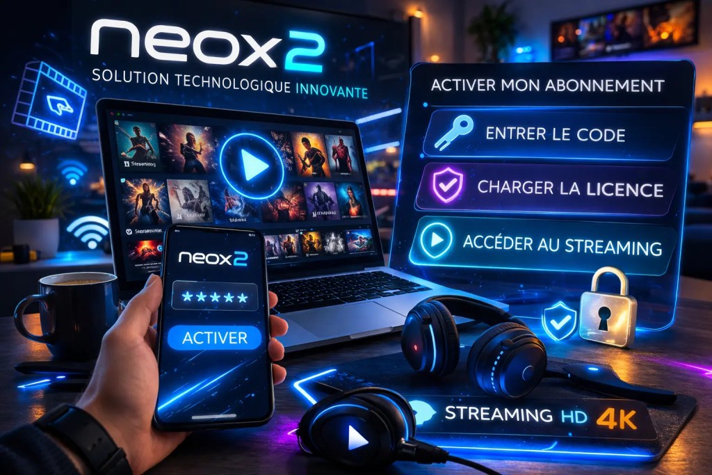 Neox2 IPTV connexion rapide